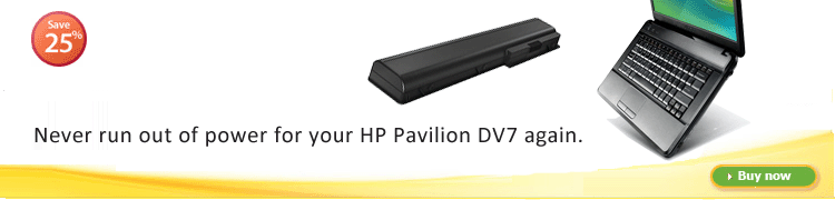 shop hp pavilion dv7 battery
