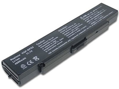 vaio vgn-s4xp battery 4400mAh,replacement sony li-ion laptop batteries for vaio vgn-s4xp